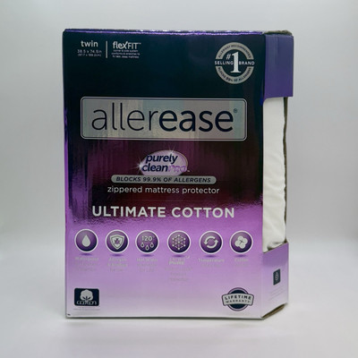   Allerease Ultimate Comfort Allergy Bedbug Protection Twin Mattress USA Seller