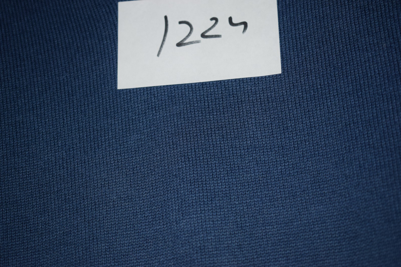 Basefield Men’s V-Neck Sweater - Blue Cotton & Wool Blend - Size L (52) - Soft T image 6