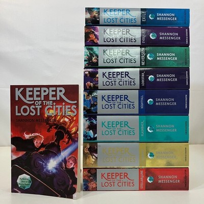9 Shannon Messenger Keeper of the Lost Cities Series TPB Simon & Schuster Lot