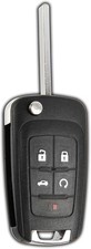 Flip Remote Key Fob 5btn Remote Start for GM