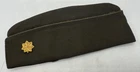 WW2 era US Army Military Overseas Garrison Side Cap MAJOR Officer Piping 7-1/4