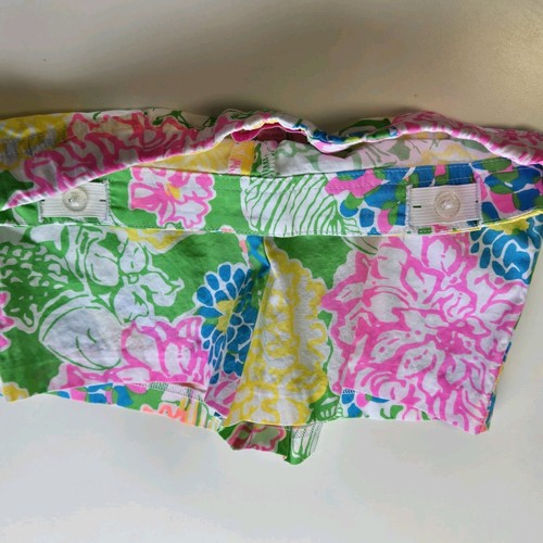 Lilly Pulitzer Little Liza Hibiscus Stroll Shorts Summer Size 6 Beach Vacation - Picture 6 of 6