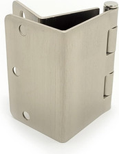 3.5 Inch Swing Clear Offset Door Hinge 1/4" Radius, Satin Nickel