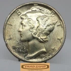 1940-S Mercury Silver Dime, High Grade - #C58434NQ