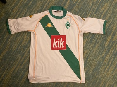 WERDER BREMEN 2004 2005 AWAY FOOTBALL SHIRT SOCCER JERSEY KAPPA sz XL MEN