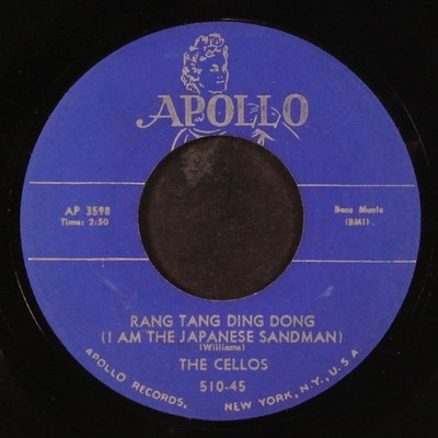 CELLOS: rang tang ding dong (i am the japanese sandman) APOLLO 7'' Single 45 RPM