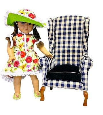 Pleasant Company American Girl Doll Samantha with Chair Tender Art Coll Vintage 