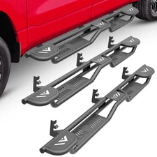 Fits For 2004-2025 Titan & 2016-2025 XD Crew Cab 3-Raised Steps Running Boards 