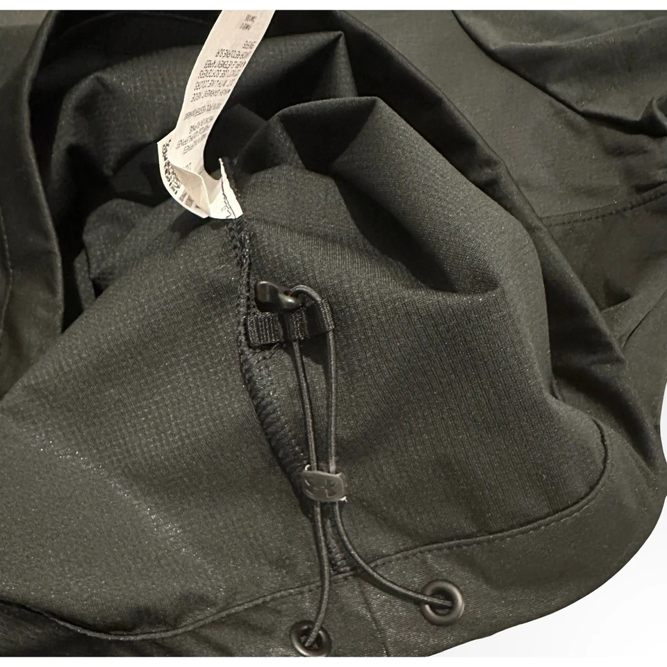 Camisa de golf Under Armour UA Storm Drive Wind manga corta para hombre grande negra Foto 4 de 4