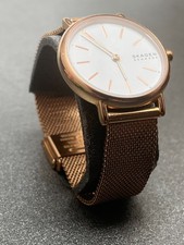 Orologio donna Skagen Signature SKW2604 maglia oro rosa quarzo quadrante bianco 30 mm