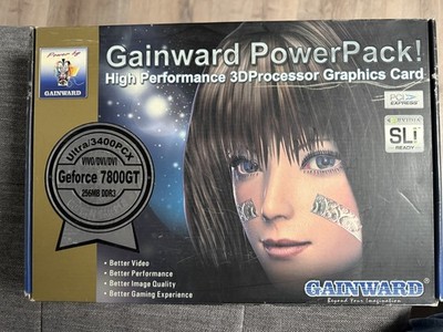 GAINWARD PowerPack! ULTRA/3400 PCX GEFORCE 7800GT 256MB DDR3 2x DVI TV-IN/OUT