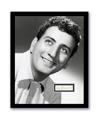 Tony Bennett Autographed Signed 11x14 Framed Photo Jazz Crooner ACOA