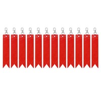 Reflektierende SchlüSselanhäNger-Tags, 12Er Pack SchlüSselanhäNger, Rot