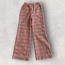 Vintage 1970s Flare Pants Size 12 Women Rare Disco Street style