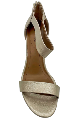 beige dress sandals Nude Sandals: Medium Block Heel, Thin Straps, Ankle Strap, Summer Wedding Shoes, Beige Sandals With Medium Heels