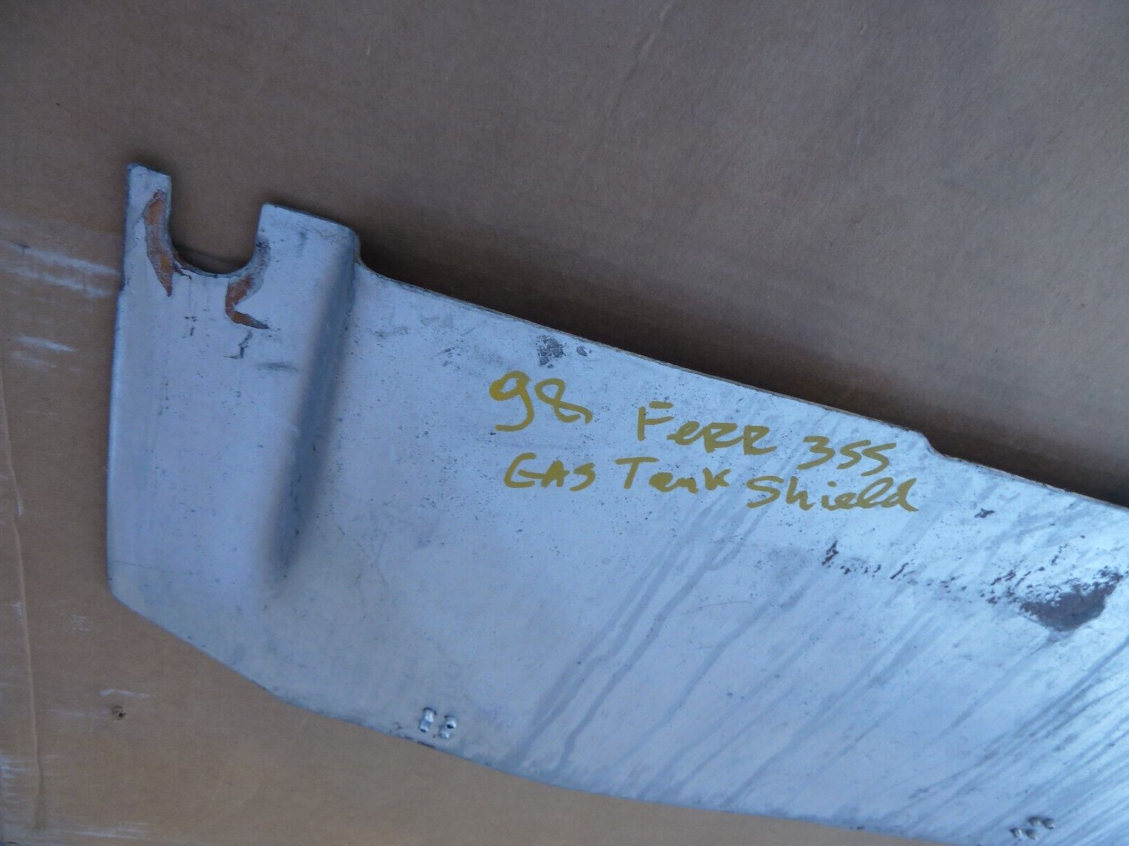 FERRARI 355 Gas Fuel Tank Petrol Container heat protection shield plate F355