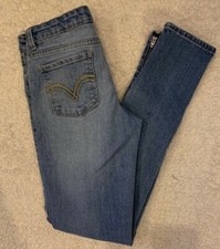 Levis 710 Ankle Super Skinny Adjustable Jeans Girls Size 16