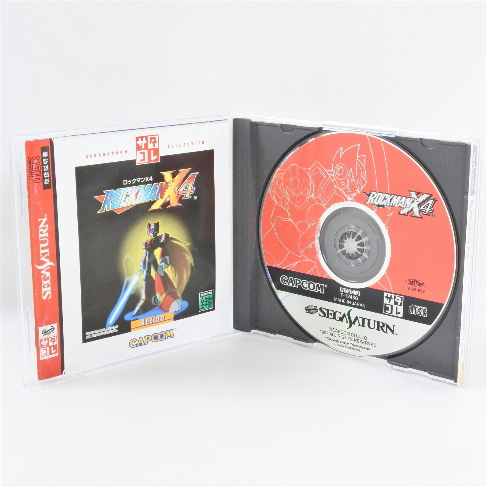 ROCKMAN X4 Megaman Saturn Collection SC Sega Saturn 2013 ss