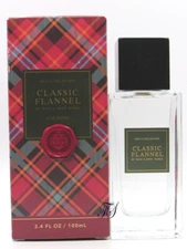 BATH & BODY WORKS CLASSIC FLANNEL MEN'S COLOGNE SPRAY 3.4 OZ (NEW IN BOX)