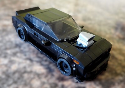 Dodge Challenger Sportwagen Ziegel Modell MOC - 344 Stück, 8 Noppen breit