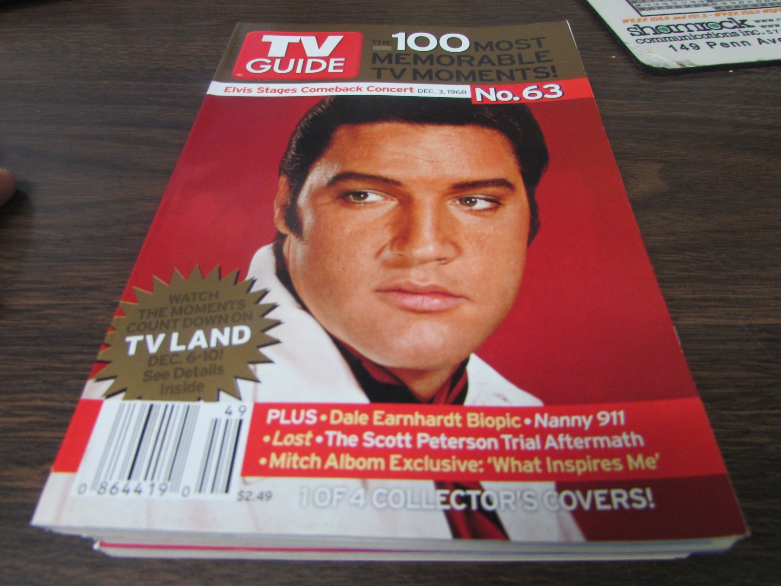 VINTAGE TV GUIDE DEC 5th 2004 100 MOST MEMORABLE TV MOMENTS NO