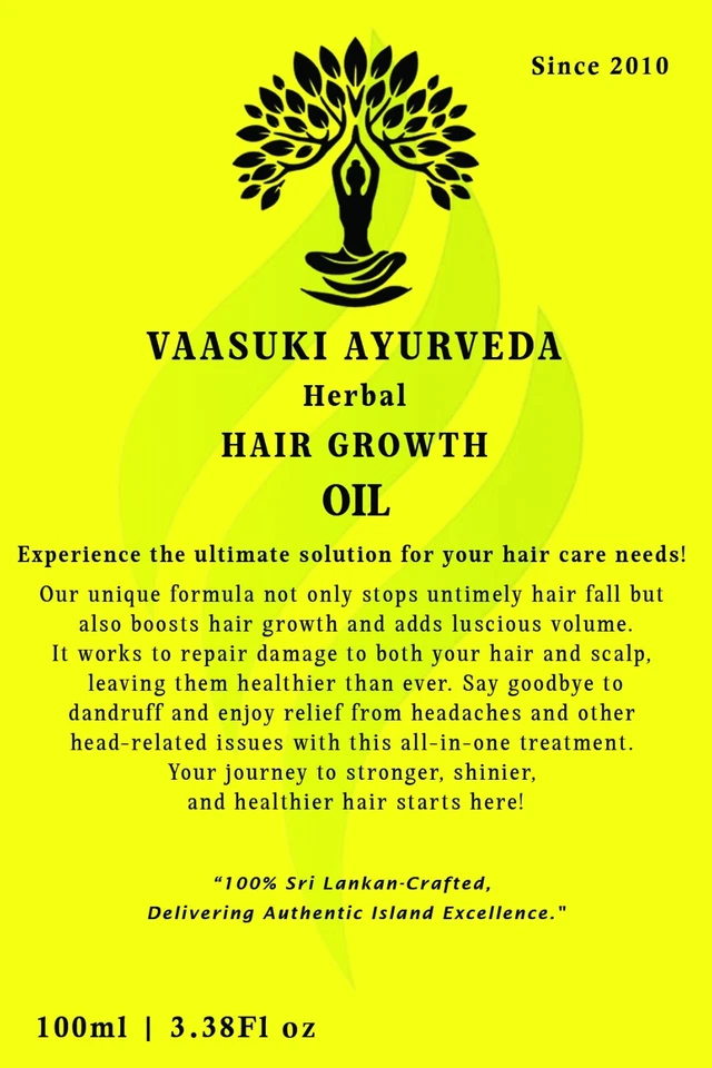 Premium Ayurveda Hair Oil 100ml - Herbal Remedy for Hair Loss & Growth - Image 4 of 4