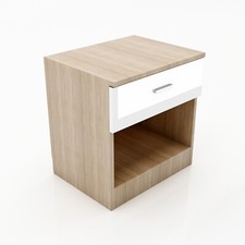 Bedside Cabinets Table With Drawers And Shelf Storage Unit Bedroom Night Stand