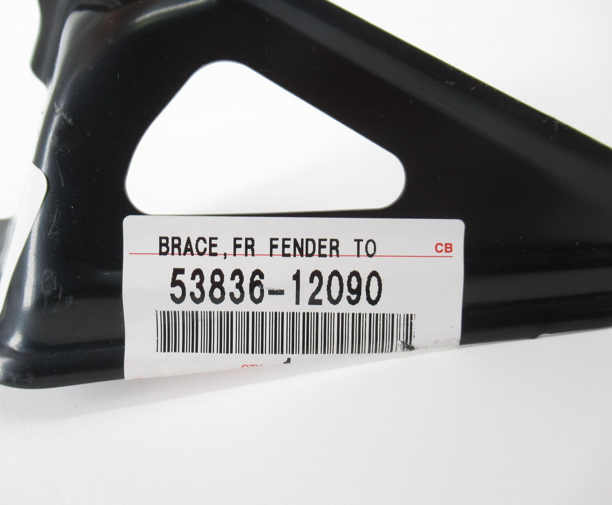 Genuine OEM Toyota 53836-02020 Driver LH Front Fender Brace 2019