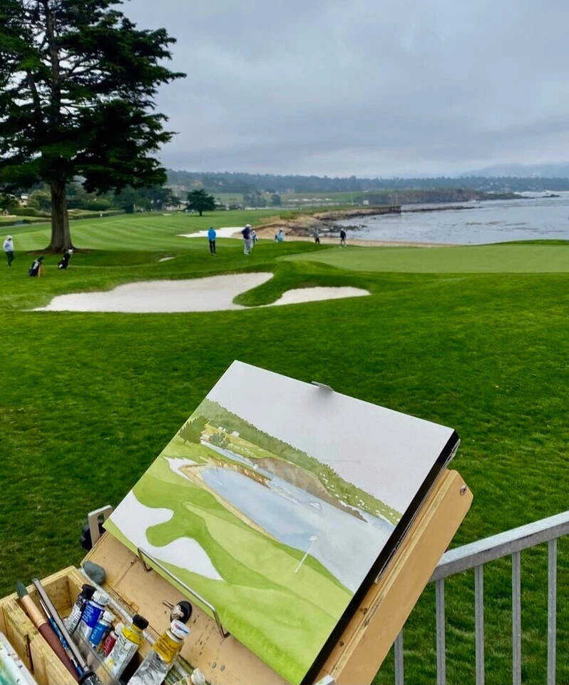 Ручка и чернила Augusta National Golf Club Leaderboard печать 14 x 18 дюймов 2025 Masters 🔥 - Изображение 4 из 4