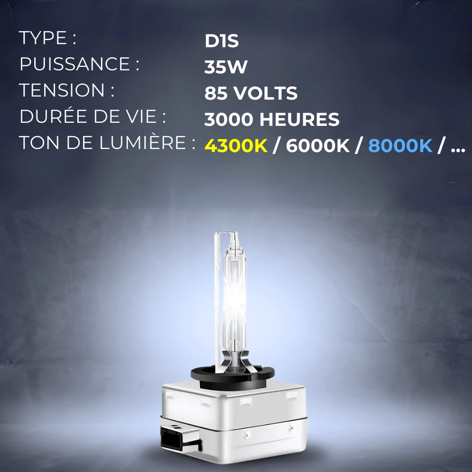 PEUGEOT D1S Xénon Lampes - 2x Originales SuperVision HID Brûleurs Phares Lumière - Photo 4/4