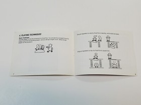 Burger Time Authentic Original NES Nintendo Manual Only *