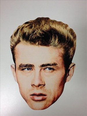 James Rebel Dean Spaß KARTEN Einzelne Party Gesicht Maske