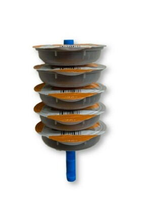 Kimm & Miller Tassimo Pods Holder - Large Capacity Coffee Capsule Storage Rack - Holds 64 Tassimo T Discs - Sturdy Chrome Metal Organizer For Kitchen Top - Non-Rotating Design - Foto 2