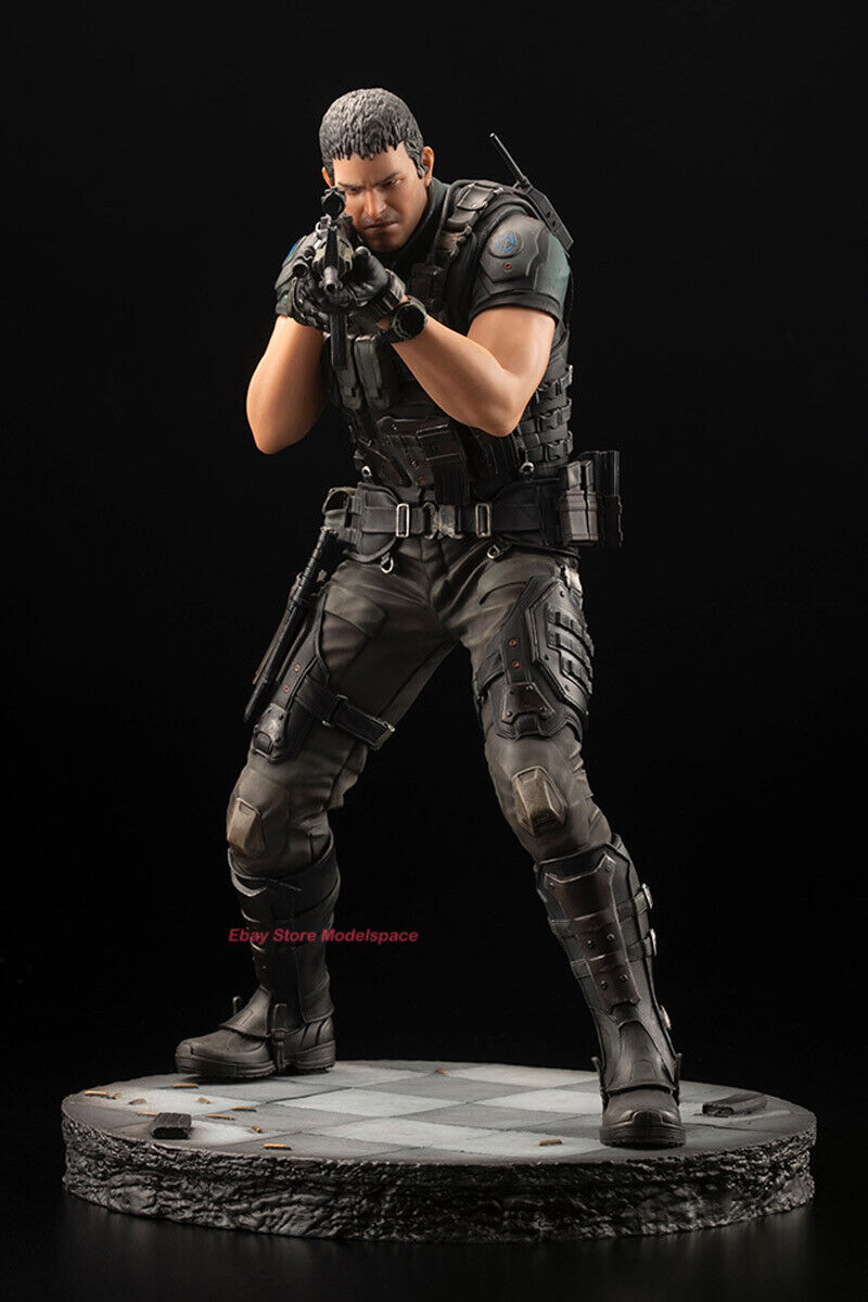 KOTOBUKIYA Resident Evil Chris Redfield PVC Model Statue KOTOBUKIYA Resident Evil Chris Redfield PVC Model Statue