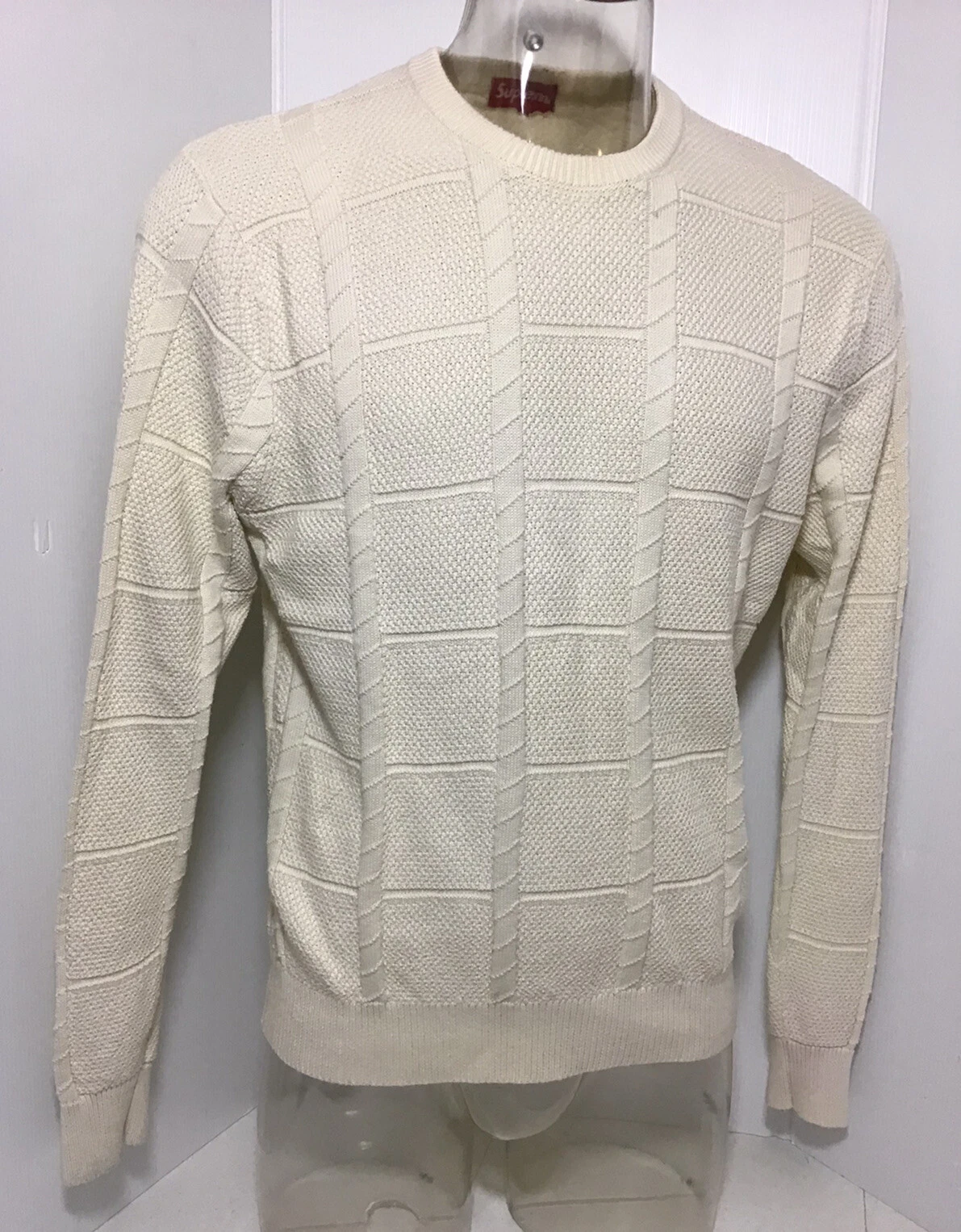 Authentic SUPREME Beige Sweater Size M