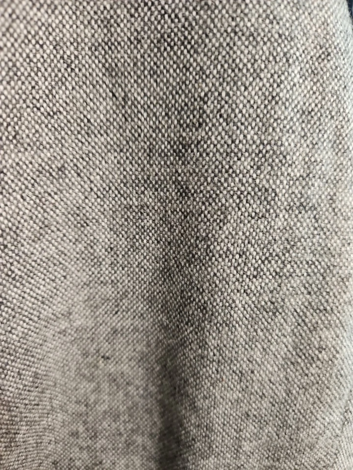 Pantalones para mujer Anne Klein de pierna ancha gris manchado mezcla de lana, talla 10 Foto 3 de 4