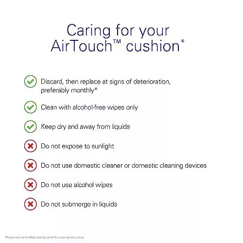 ResMed AirTouch F20 Full Face Replacement Cushion - Medium - Picture 6 of 8