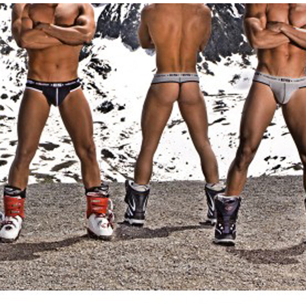 Tanga Trilla Tanga Calzoncillos Colección Es 438 Algodón Negro Rojo Blanco S M