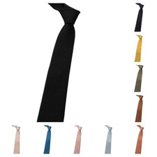 Men Classic Solid 7CM Necktie Wedding Party Business Formal Tuxedo Neck Tie