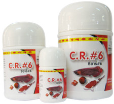 C.R.#6 Vitamina GRU BIANCA Pesce Alimento Polvere Aumenta Colore Rosso Esaltatore