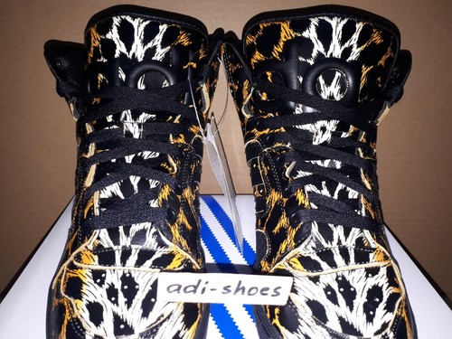 Adidas Jeremy Scott JS Instinct Hi Leopard 2014 talla 37 UK4,5 alas de tigre D65985 - Imagen 4 de 8