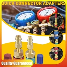 For Auto AC High Low Side Conversion Kit R1234YF to R134A Quick Coupler Adapter