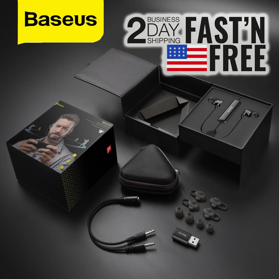 Baseus H08 Gamo Immersive Virtual 3D Gaming Movie Earphones Headphones - Image 2 of 4