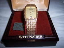 Men's Longines Wittnauer 18K Gold Plated Watch...Excellent, With Box...Unique!!