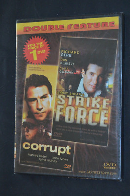 Strike Force / Corrupt (DVD, Double Feature) NEW