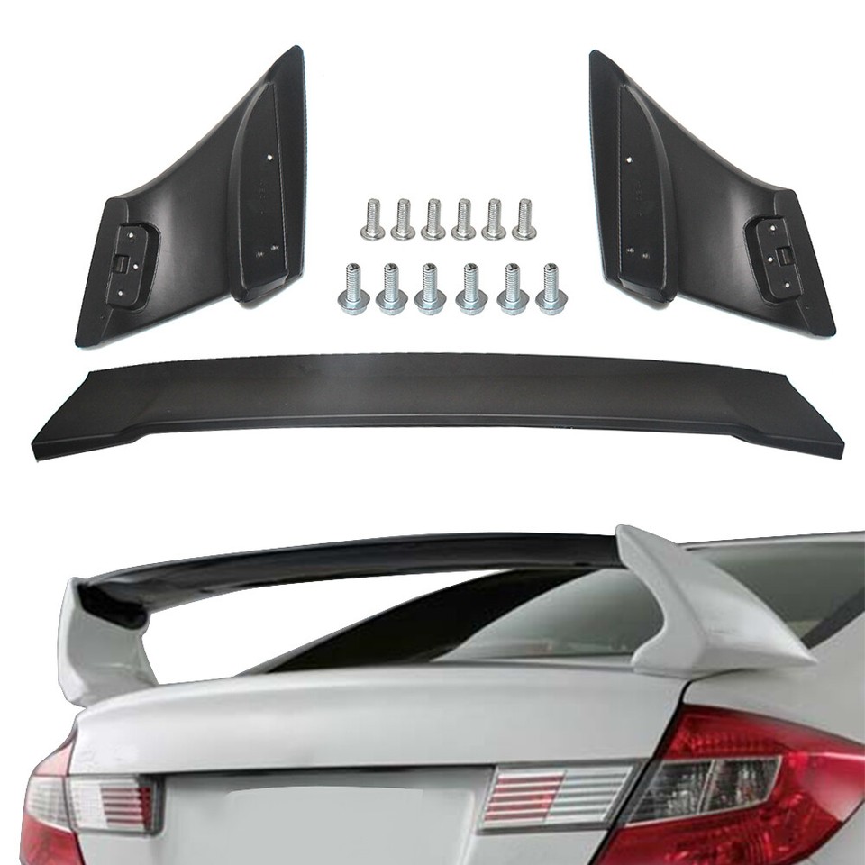 Fit For 13-15 Honda Civic 4dr Sedan Black L.E.D Tail Lights 4 PCS - Foto 8