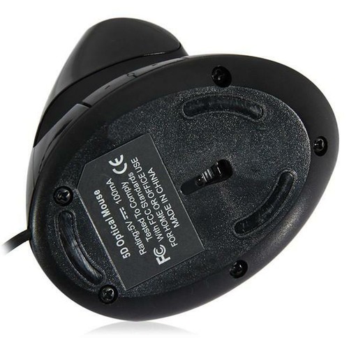 Black Ergonomic Design USB Vertical Optical Mouse Optical Mouse for Computer PC - Picture 5 of 12