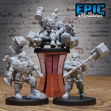 Dwarf Traveler 3D Print D&D Miniatures Epic Miniatures