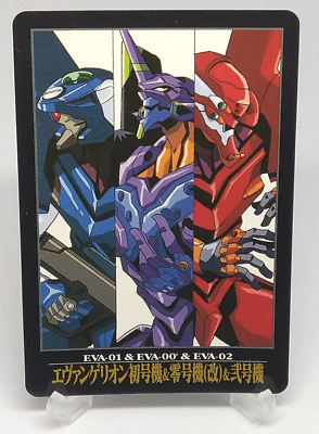 Eva-01 Eva-00 Eva-02 Neon Genesis Evangelion Carddass No.22 Bandai