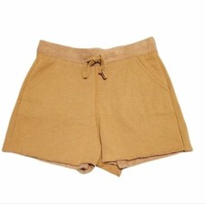 Free People Intimately Rust Orange Drawstring Waist Shorts Size XS